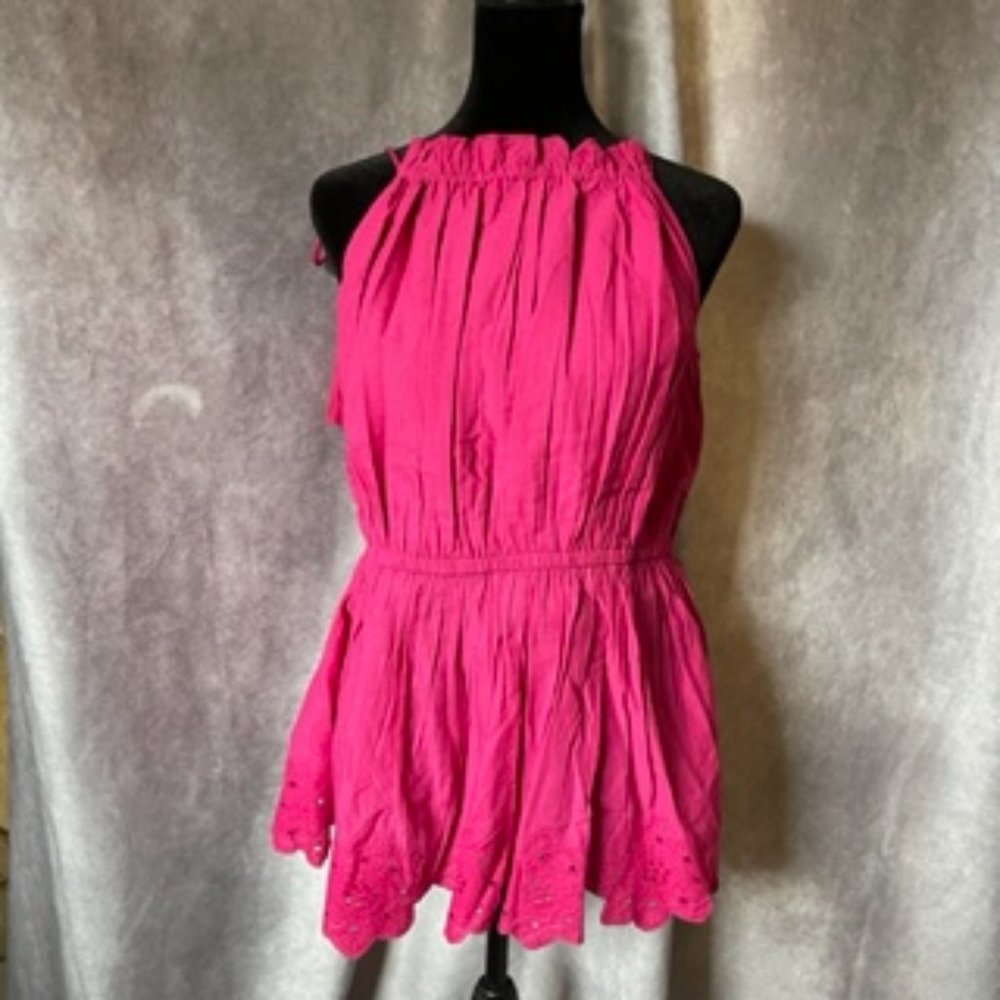 Venus Sleeveless Summer Fuchsia Pink Top Size 8